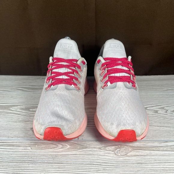 Nike Air Zoom Pegasus 35 White Pink Running Shoe Athletic Sneaker Womens 8 - Picture 2 of 9